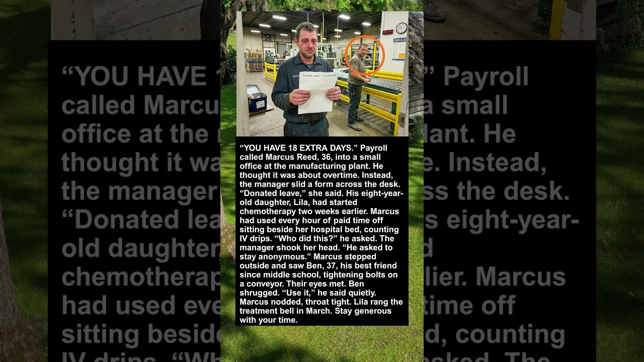 Best Friend Donates Vacation Days to Single Dad