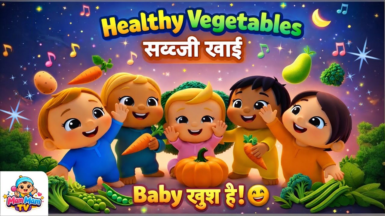 Healthy Vegetables Song for Kids 🥕🥦 | Baby Rhymes for Toddlers | Mam MamTV