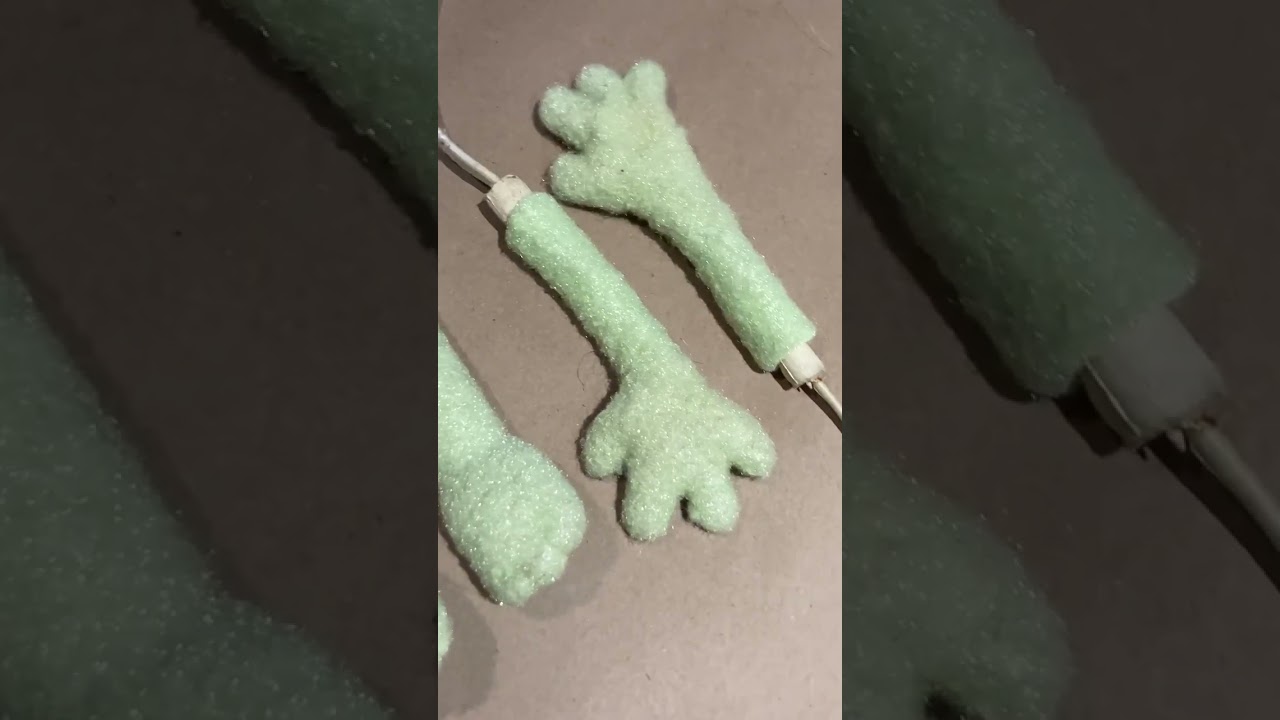 Making a fresh Mona! #nanalan #behindthescenes #puppetmaking