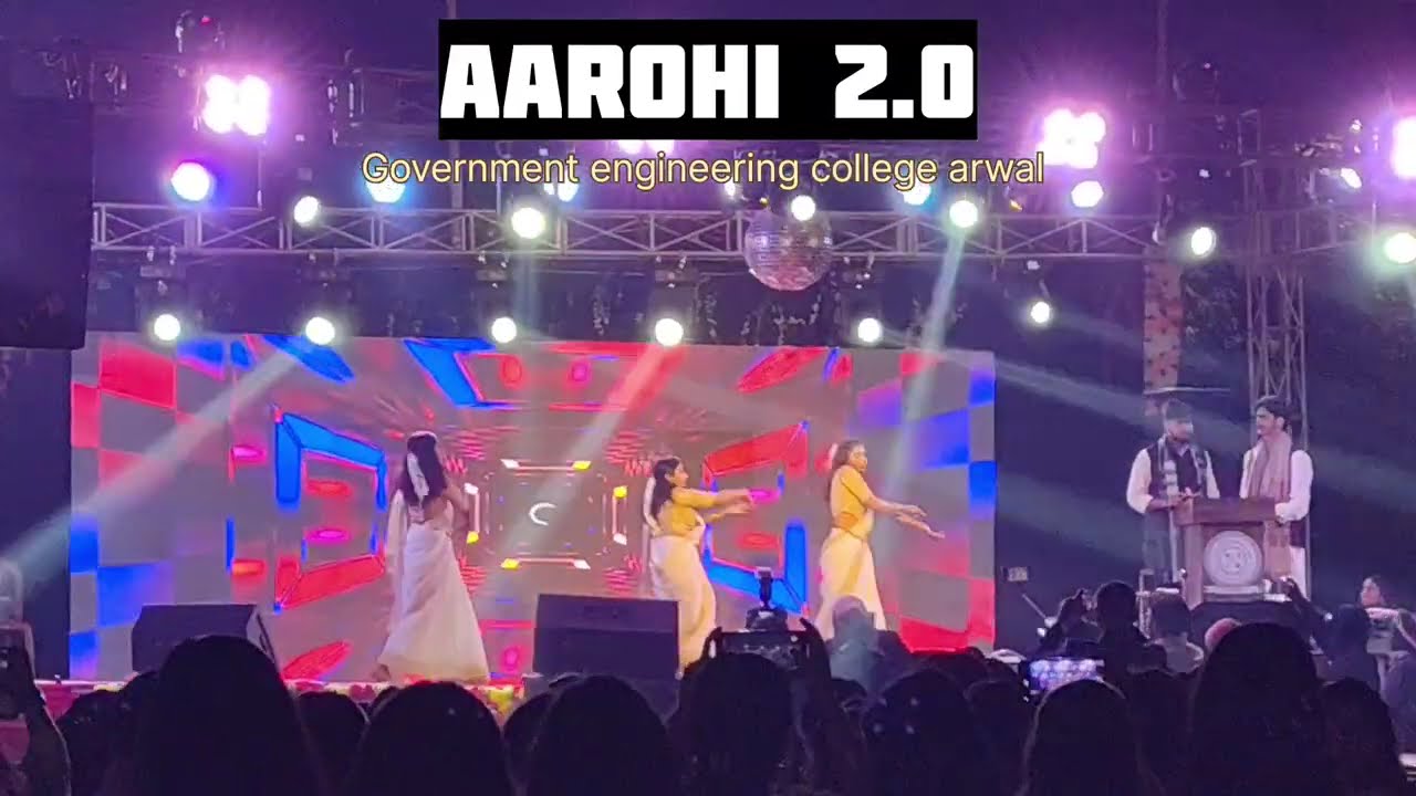 Aarohi 2.0 Annual function in government engineering college arwal 💃🎉