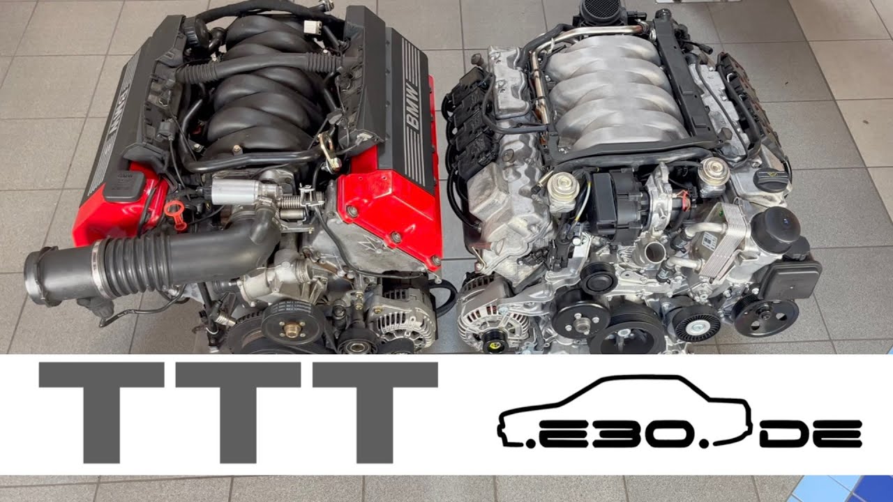 Benz vs. BMW - M60 vs. M113 Motor - Vergleich legendäre V8 Sauger - Mercedes S500 vs. BMW 740i