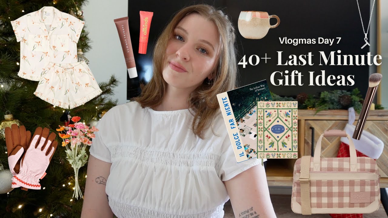 40 LAST MINUTE GIFT IDEAS | Vlogmas Day 7