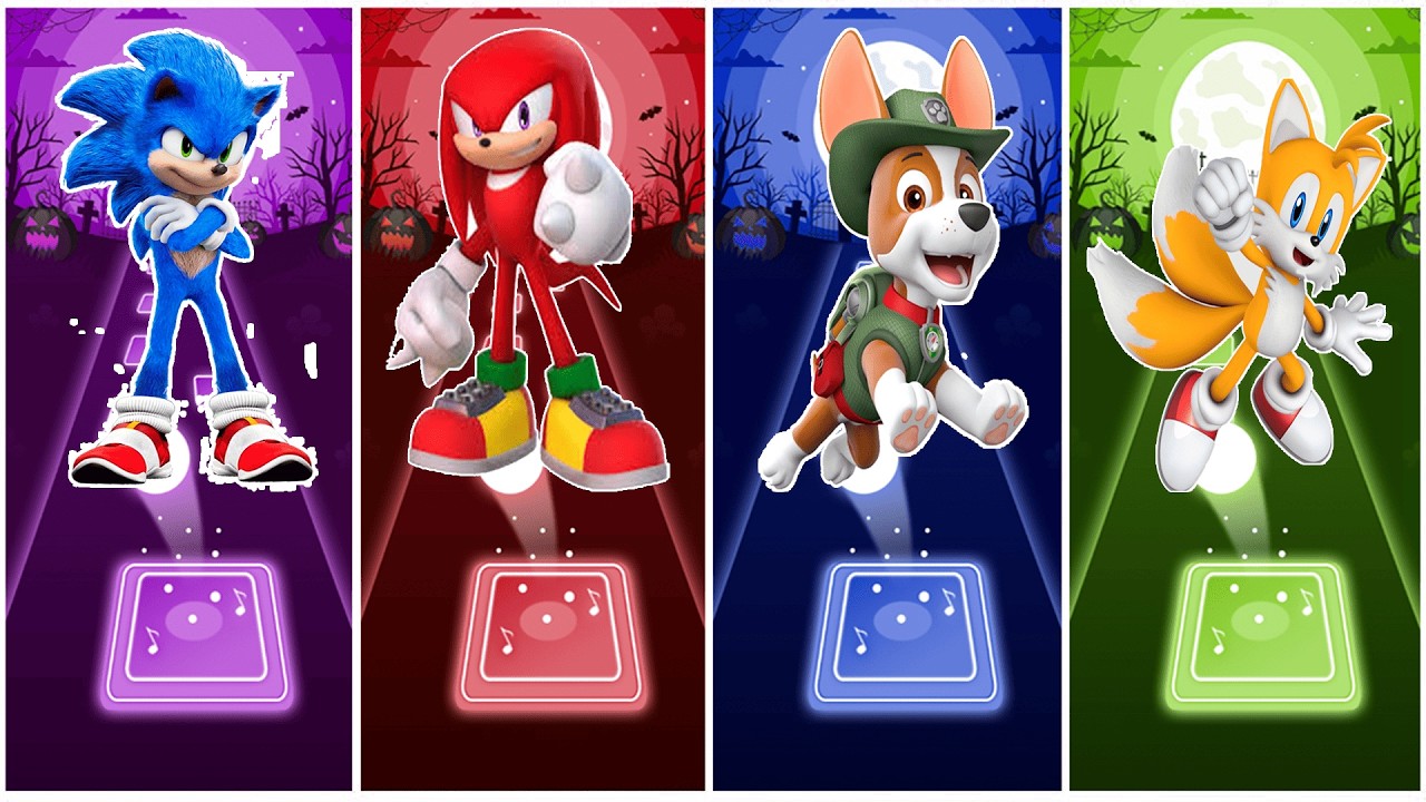 Sonic 🆚 Knuckles 🆚 Tracker 🆚 Tails.🎶 Who Is Best?