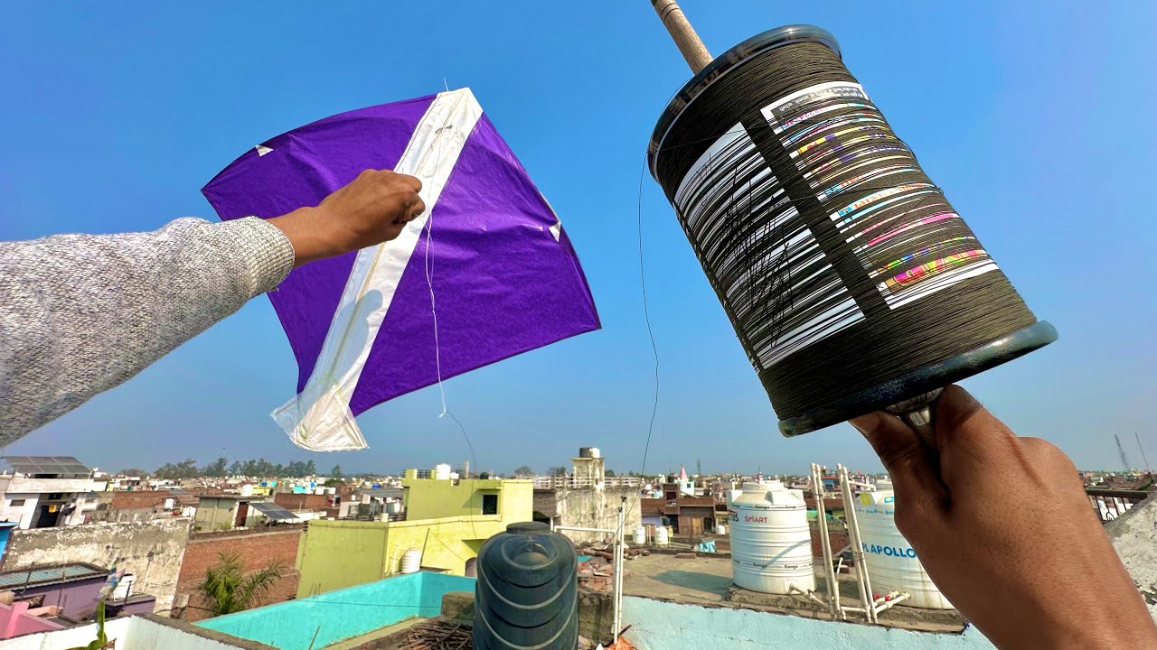 AMR SHIKARI NO.1 MANJHA TESTING & KITE FIGHTING TRICKS 