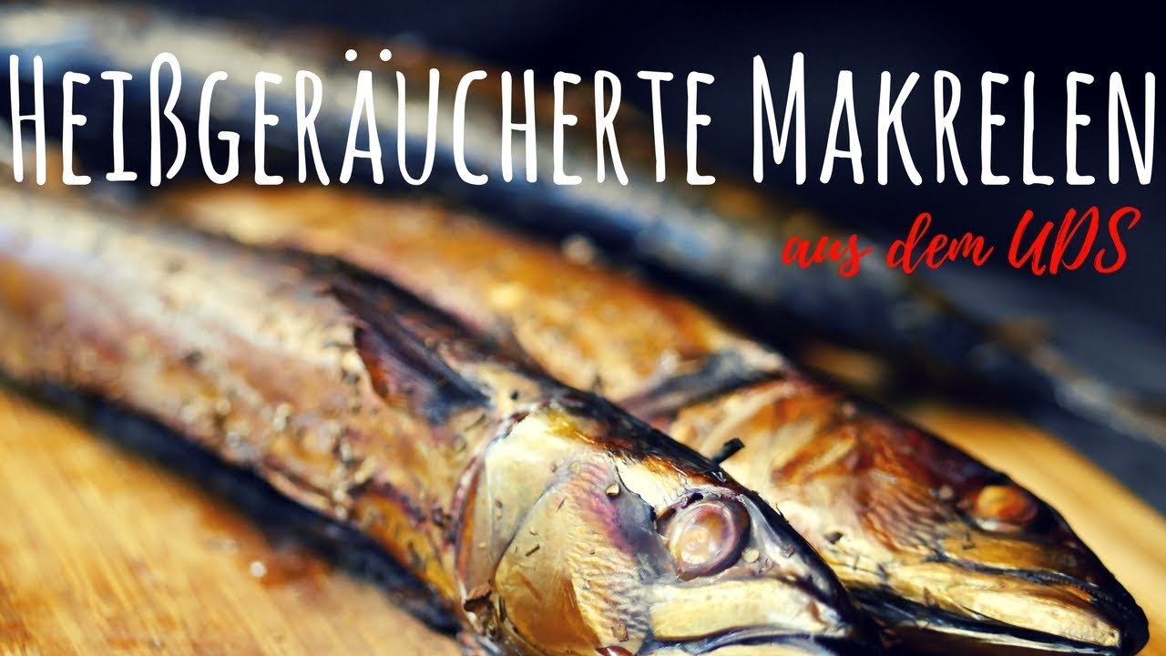 Heißgeräucherte Makrelen aus dem UDS | Schnelles Rezept zum Nachmachen!