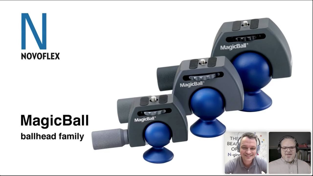 NOVOFLEX MagicBall Ballhead Family Product Demo + Live Q&A (Replay from 12/10/2020)