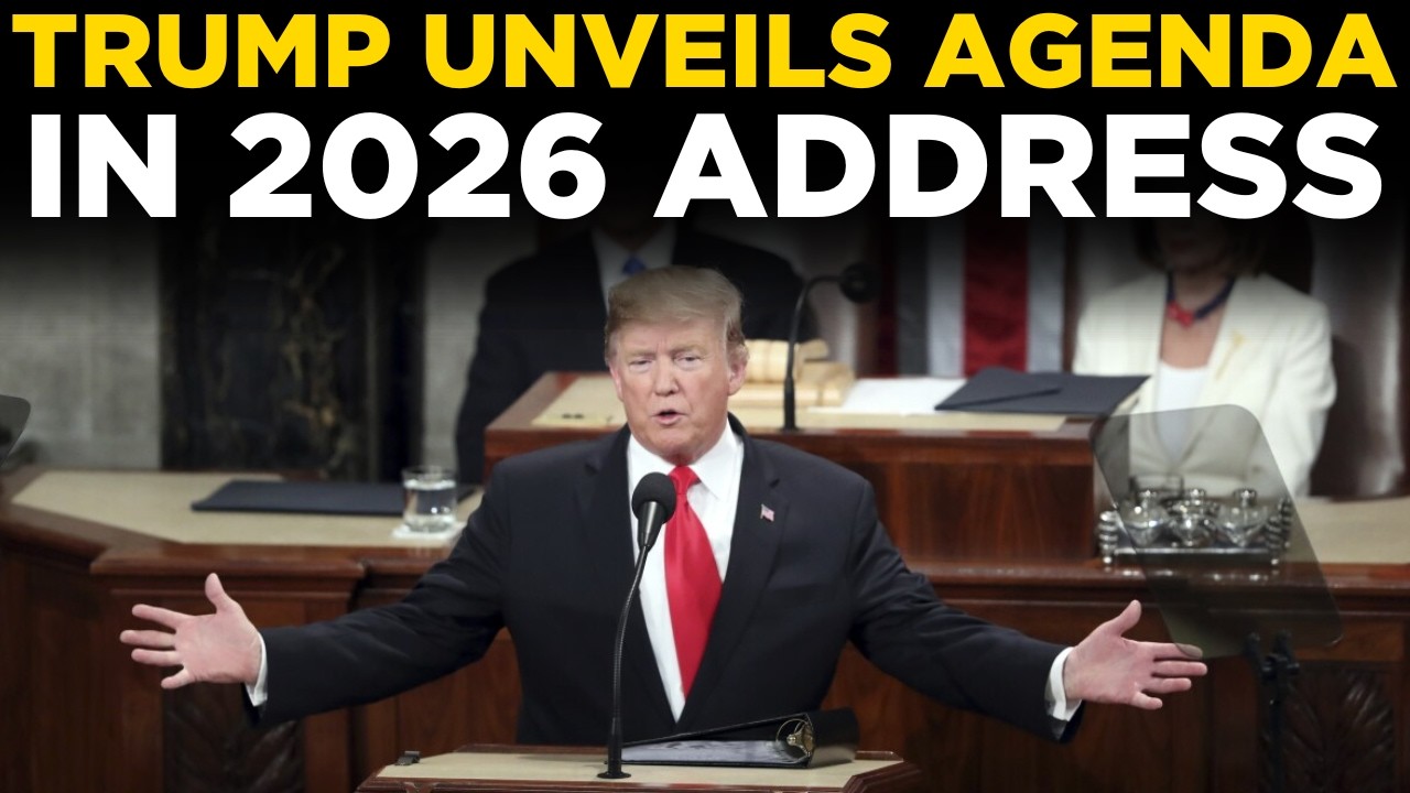 Donald Trump LIVE: Trump Delivers 2026 State of the Union Address to Nation |State of the Union 2026