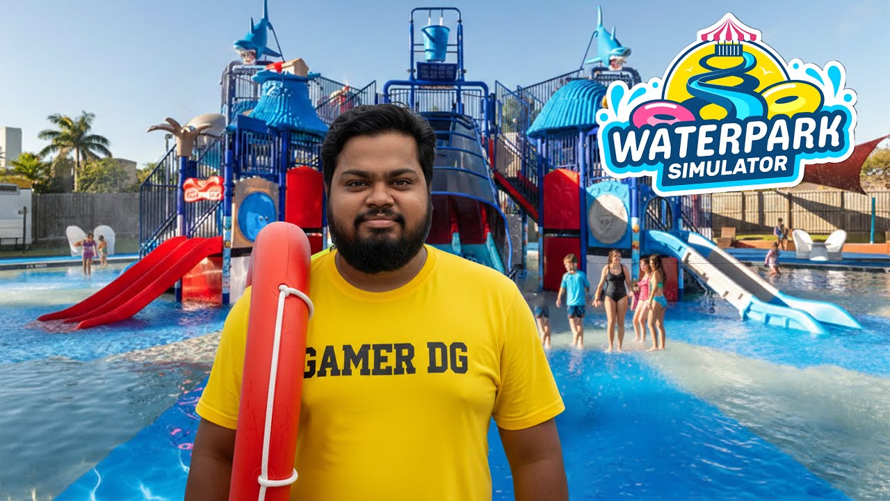 Waterpark Simulator LIVE - தமிழ். 🔴 |  Gamer DG 😈