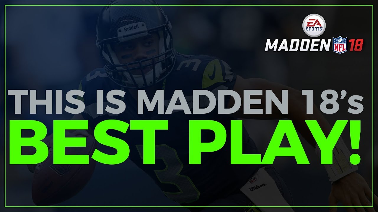The BEST play in Madden 18 | ONE PLAY TD with MLB in DEEP BLUE
