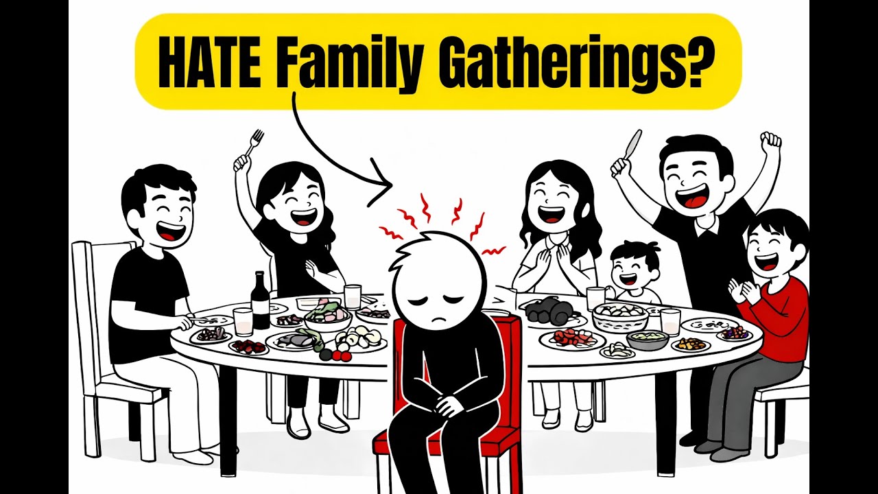 Psychology of People Who HATE Family Gatherings  #Introvert #MentalHealth