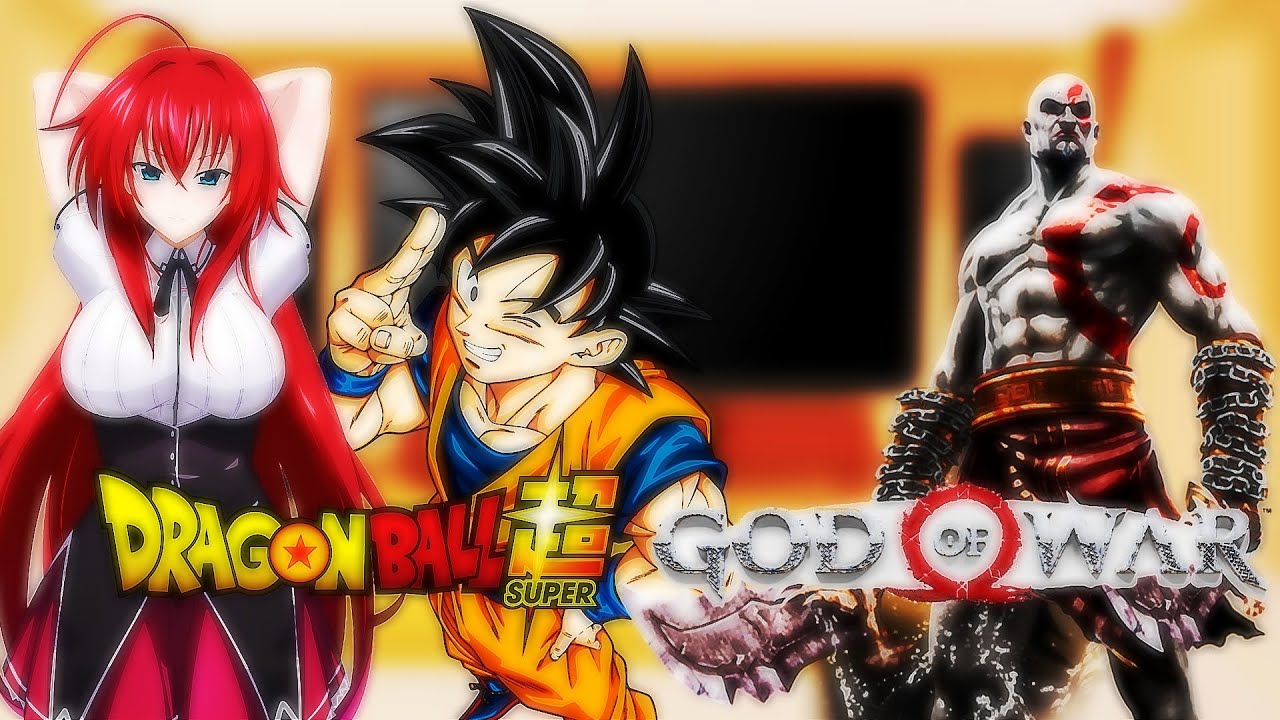 🌸🌸🍥🍥Goku y rías 🍥🍥🌸🌸 reaccionan a☠️💢 kratos 💢☠️ (RESUBIDO)