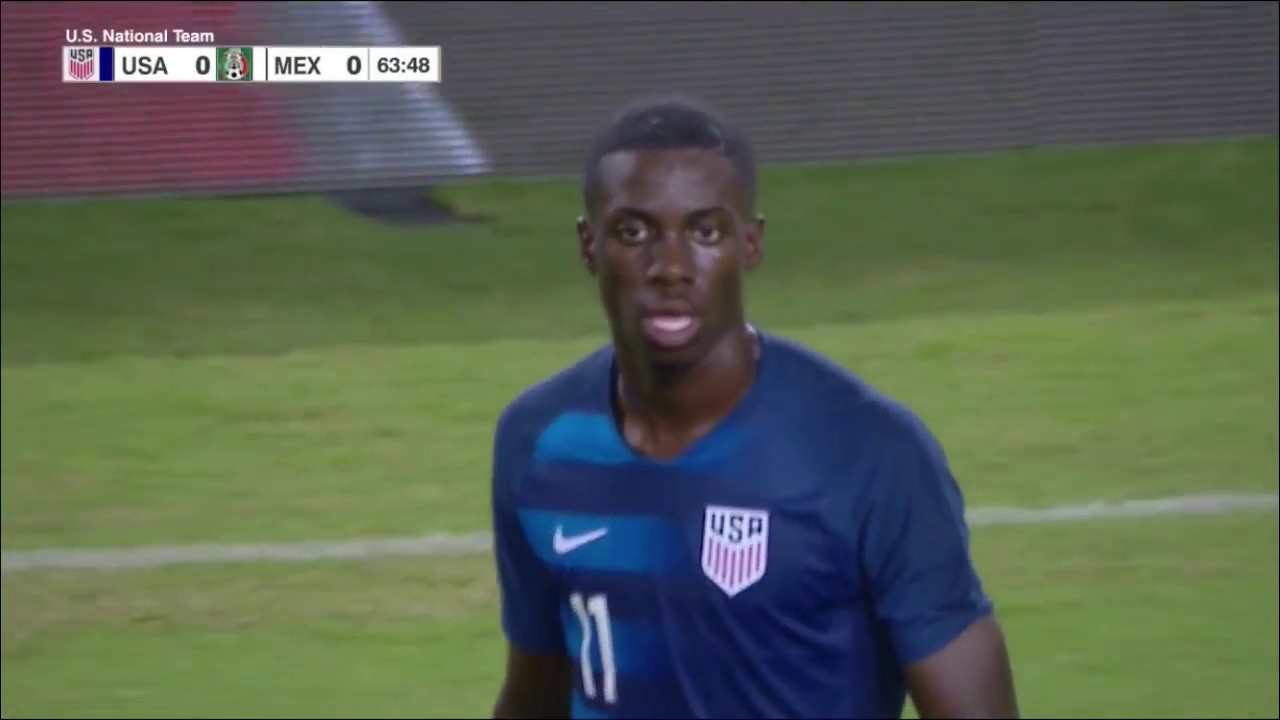 Tim Weah, USMNT vs Mexico 9/11/18
