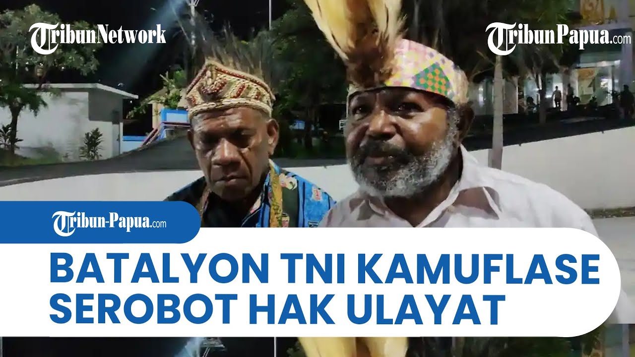 Masyarakat Biak Tolak Batalyon TNI Kamuflase dan Minta MRP Tidak Ikut Merugikan Rakyat