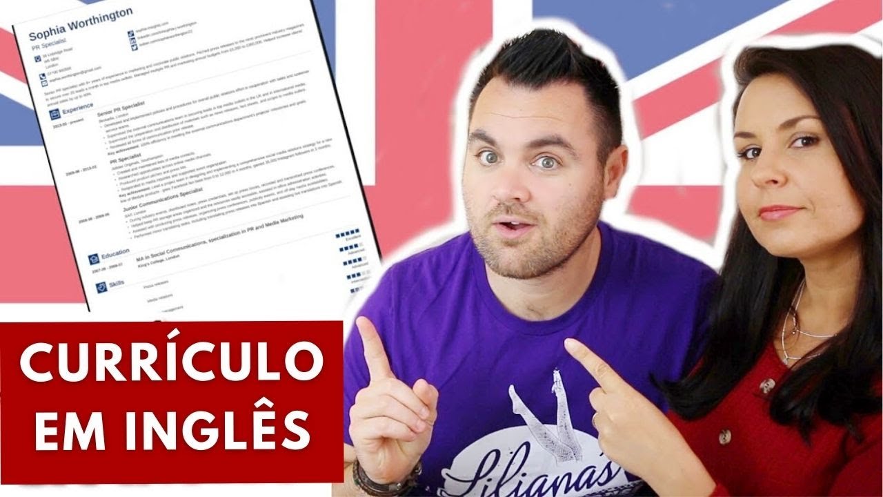 Como fazer um CURRÍCULO em inglês (PADRÃO BRITÂNICO) - PASSO A PASSO!