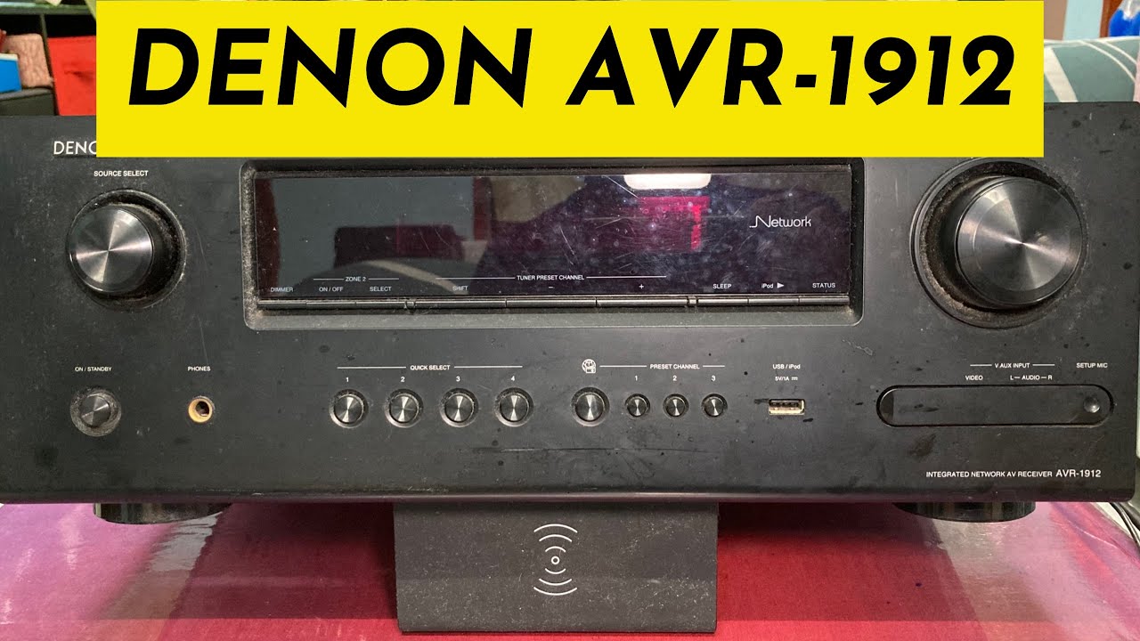 DENON integrated network AV receiver AVR-1912 no power? #doityourself #denon #amplifier #gehracca