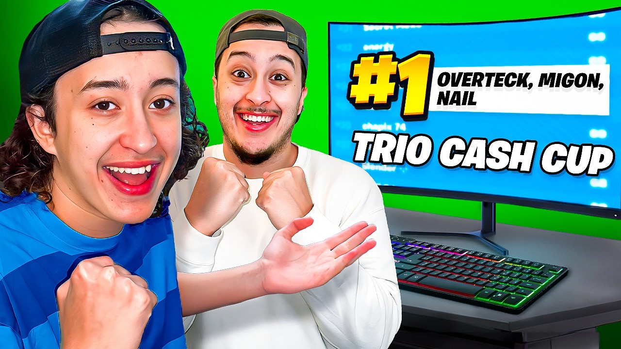 Notre PREMIÈRE TRIO CASH CUP entre FRÈRE sur le CHAPITRE 2 ! (On est trop fort...)