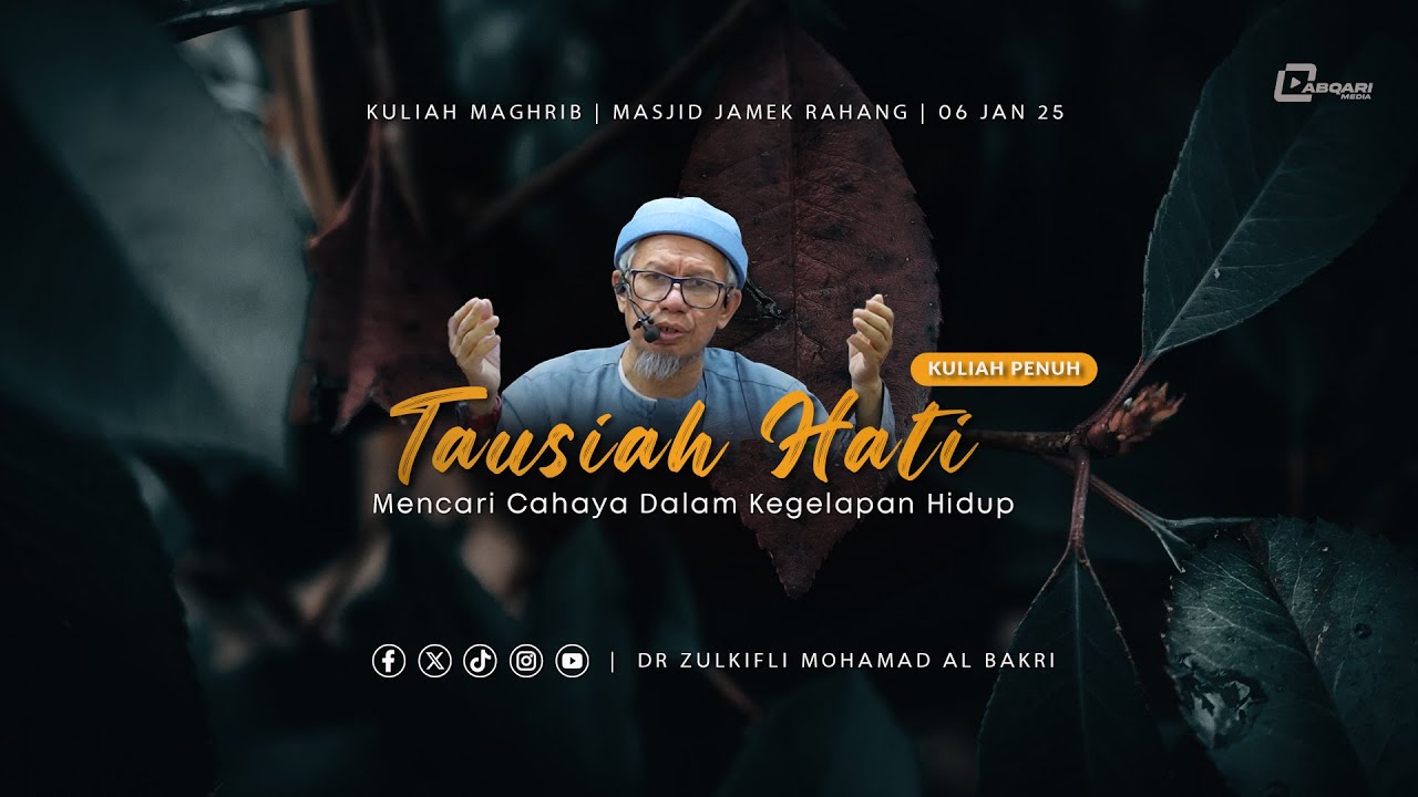 Mencari Cahaya Dalam Kegelapan Hidup | Masjid Jamek Rahang - Dr Zulkifli Mohamad al Bakri