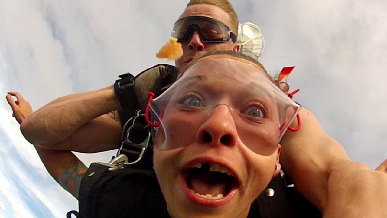 Girl Loses Tooth While Skydiving