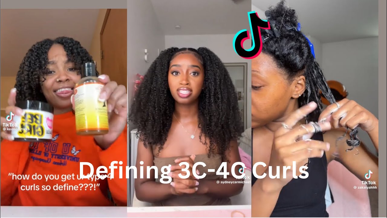 2025 How to Define Thick 3C-4C Curly Hair😍| TikTok Compilation