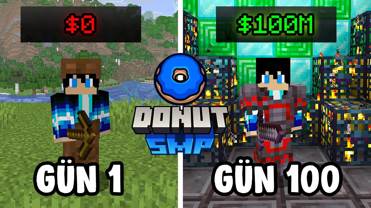 Minecraft'ın EN ZOR SMP Sunucusunda Nasıl Zengin Oldum? (Donut SMP)