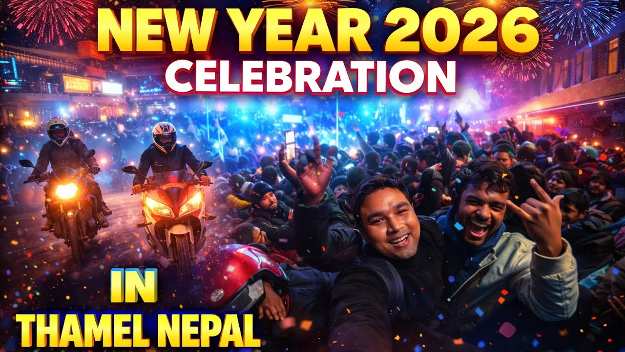 Thamel New Year 2026 Celebration |Kathmandu's Biggest Night Party Vlog