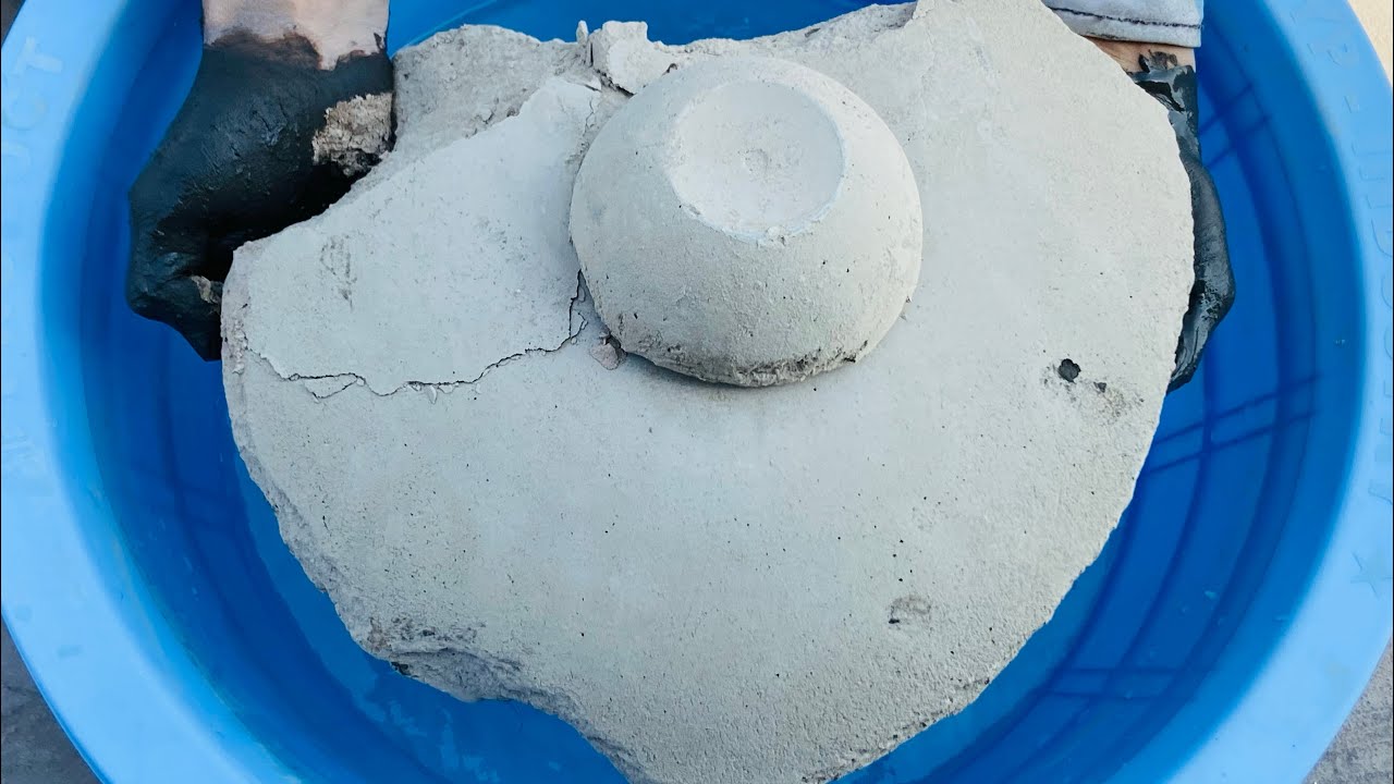 HBD 🎂@devwantibanerjee7338  | Mud crumbling in water 💦 | clay pot crumbling | bucket crumbling 
