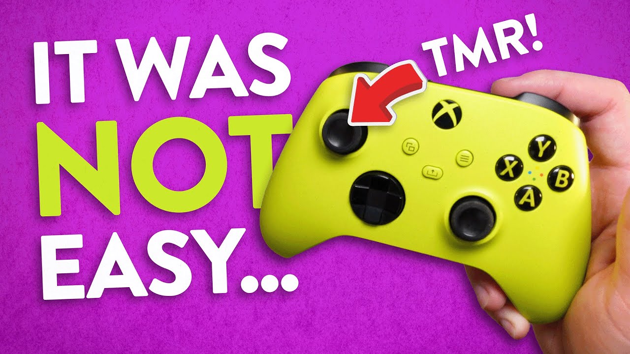 I Put TMR Sticks In My Xbox Controller!