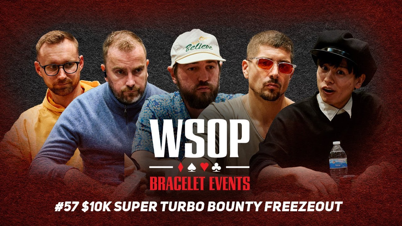 $10,000 Super Turbo Bounty No Limit Hold'em with $612,997 First Prize | WSOP 2024