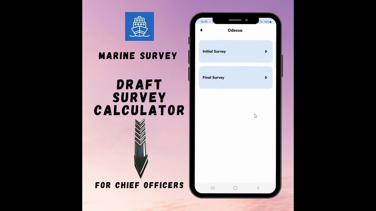 Draft Survey Calculator