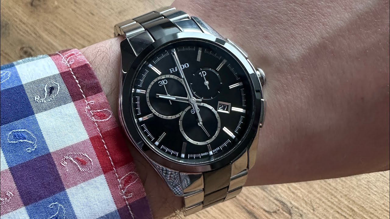 Красивый спорт. Обзор Rado Hyperchrome chronograph