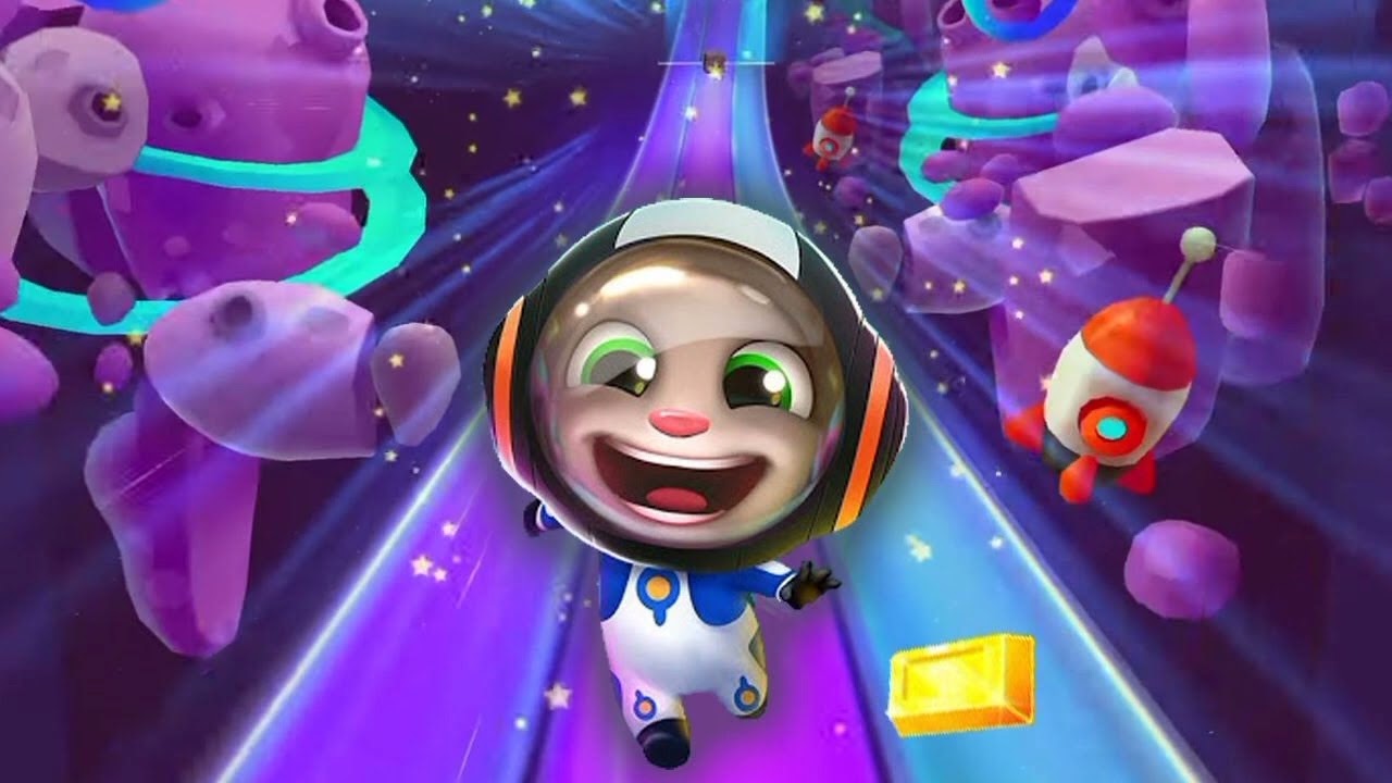 Talking Tom Gold Run Outer Space Theme (Extended)