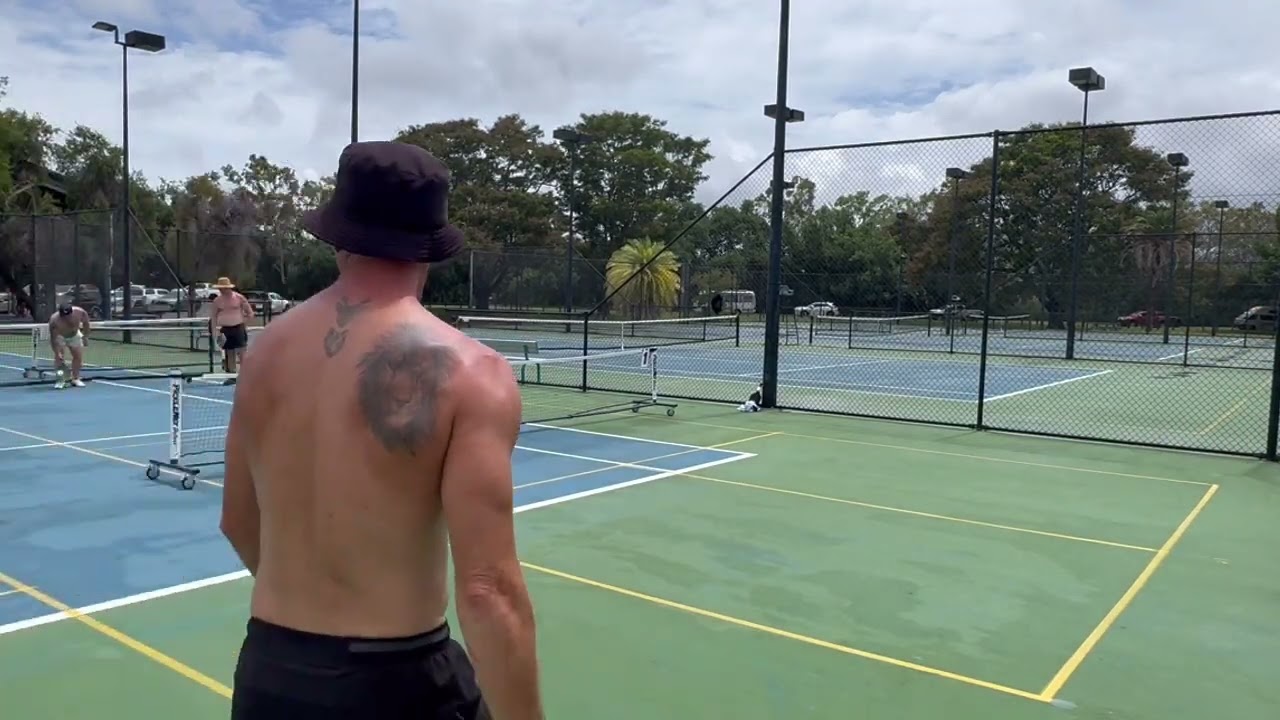 Pickleball diaries 100126 Shirts off Saturday at Rockhampton Pickleball