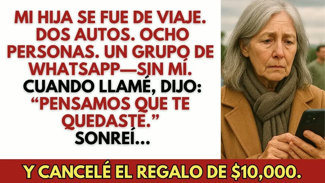 Mi hija planeó todo… y me dejó fuera del chat  Cancelé su regalo sin avisar
