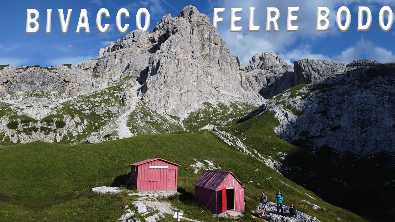Pernottamento al BIVACCO FELTRE BODO 🏕️! Alla scoperta delle splendide dolomiti feltrine⛰️☀️