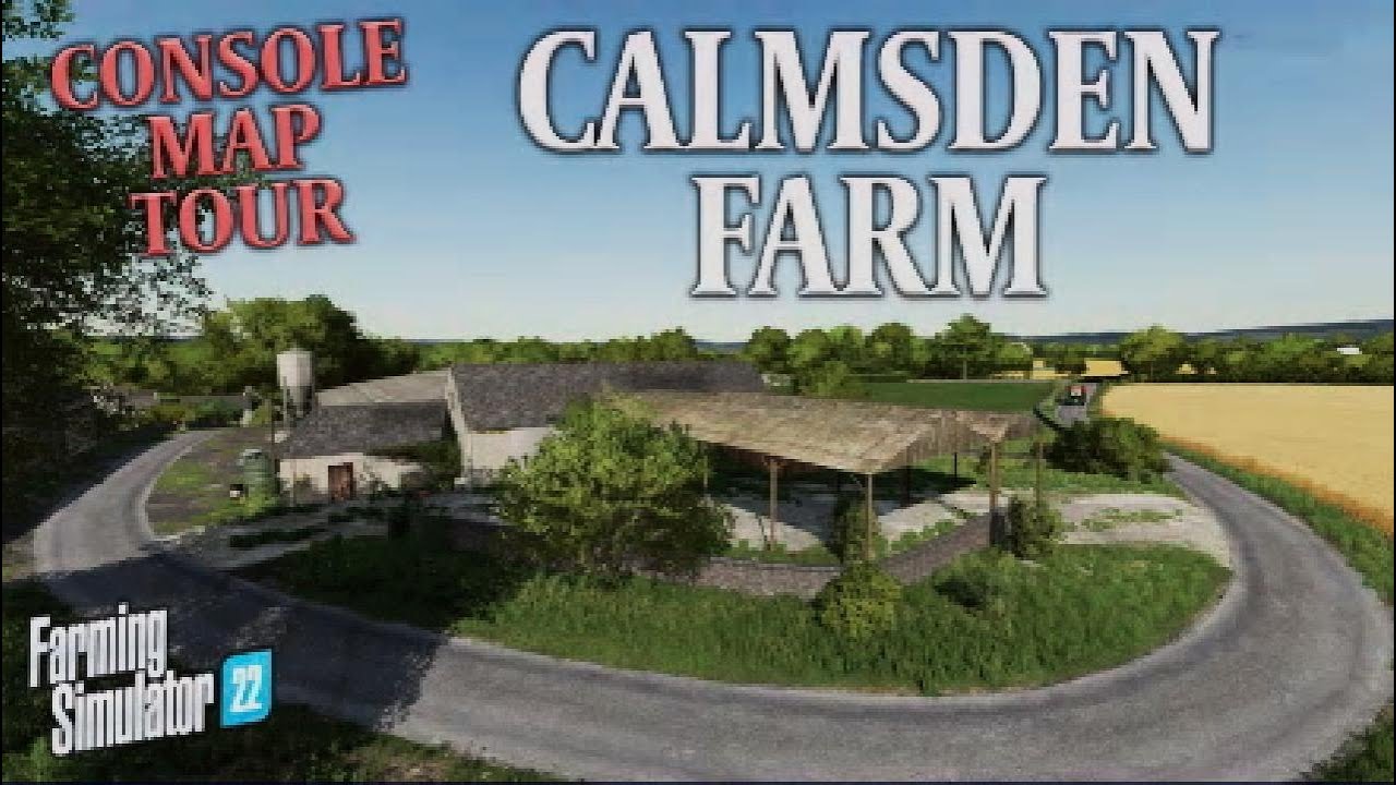 ТУР ПО КАРТЕ «ФЕРМА КАЛМСДЕН» ДЛЯ FS22! НОВАЯ МОД-КАРТА | Farming Simulator 22 (обзор) PS5.
