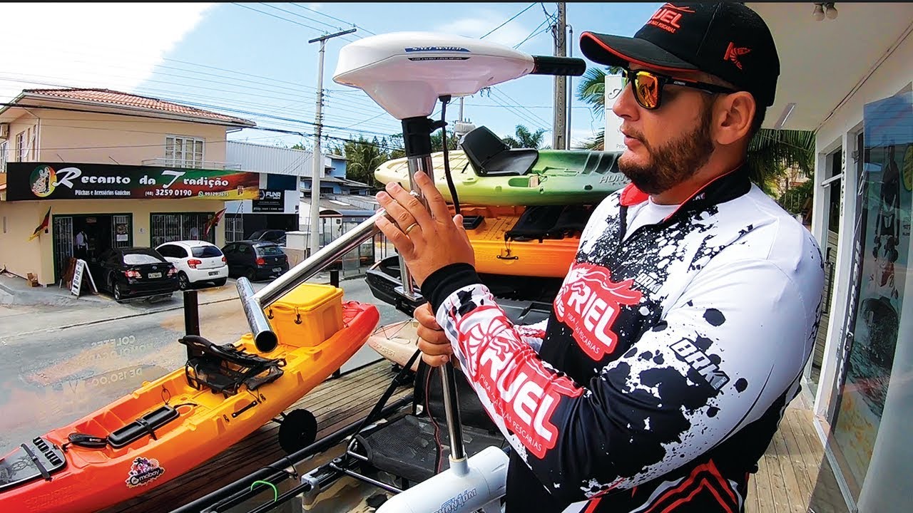 O MELHOR SUPORTE PRA MOTOR E QUE NINGU&Eacute;M MOSTRA | PESCANDO DE CAIAQUE