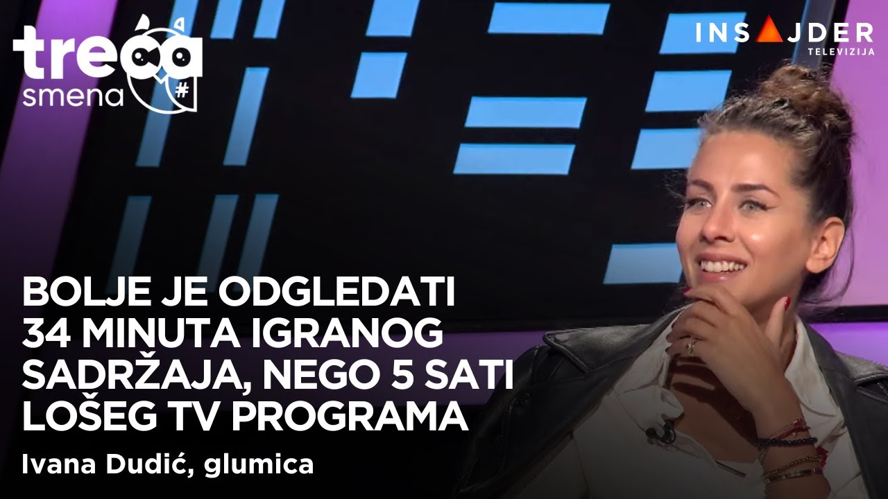 Kako se u glumi osvajaju šanse| Ivana Dudić, glumica | Treća smena