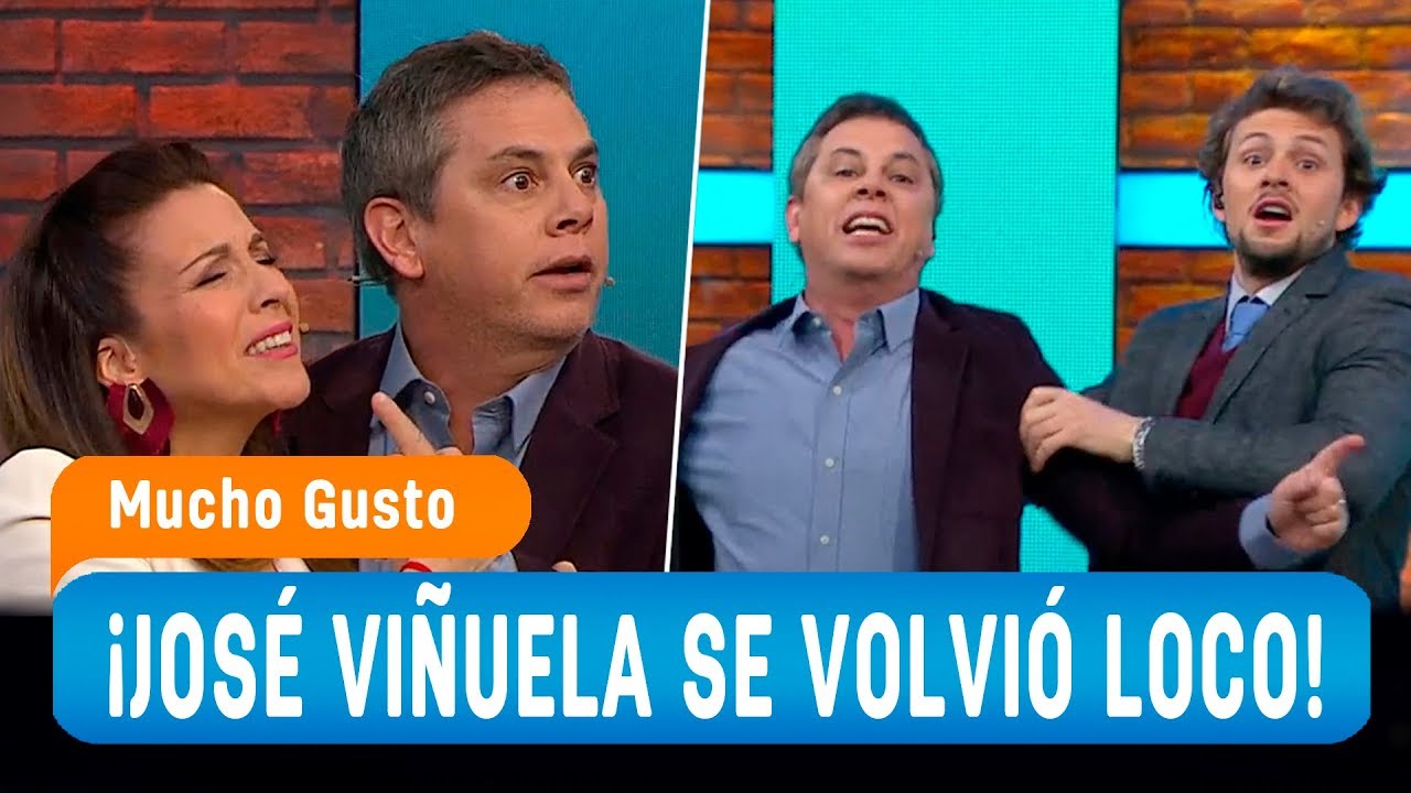 ¡José Viñuela se volvió loco! Terminó fuera del set - Mucho Gusto 2019