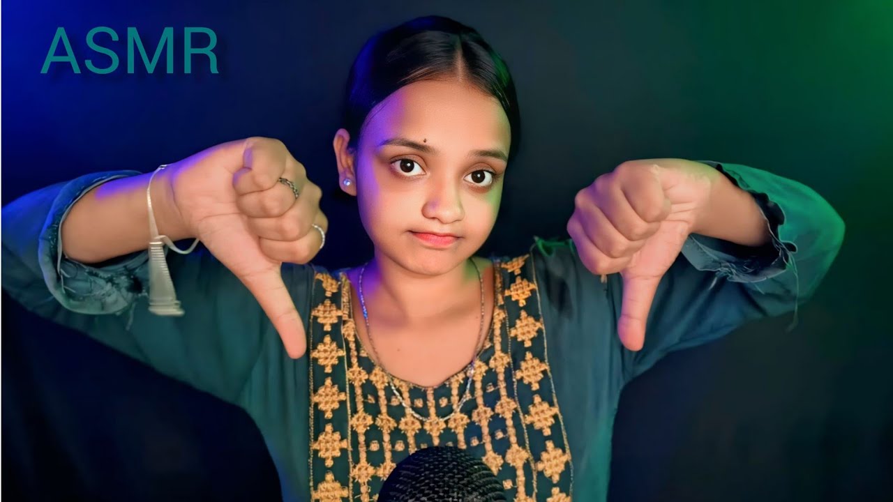 Someone who Unlike the asmr triggers tapping no talking 