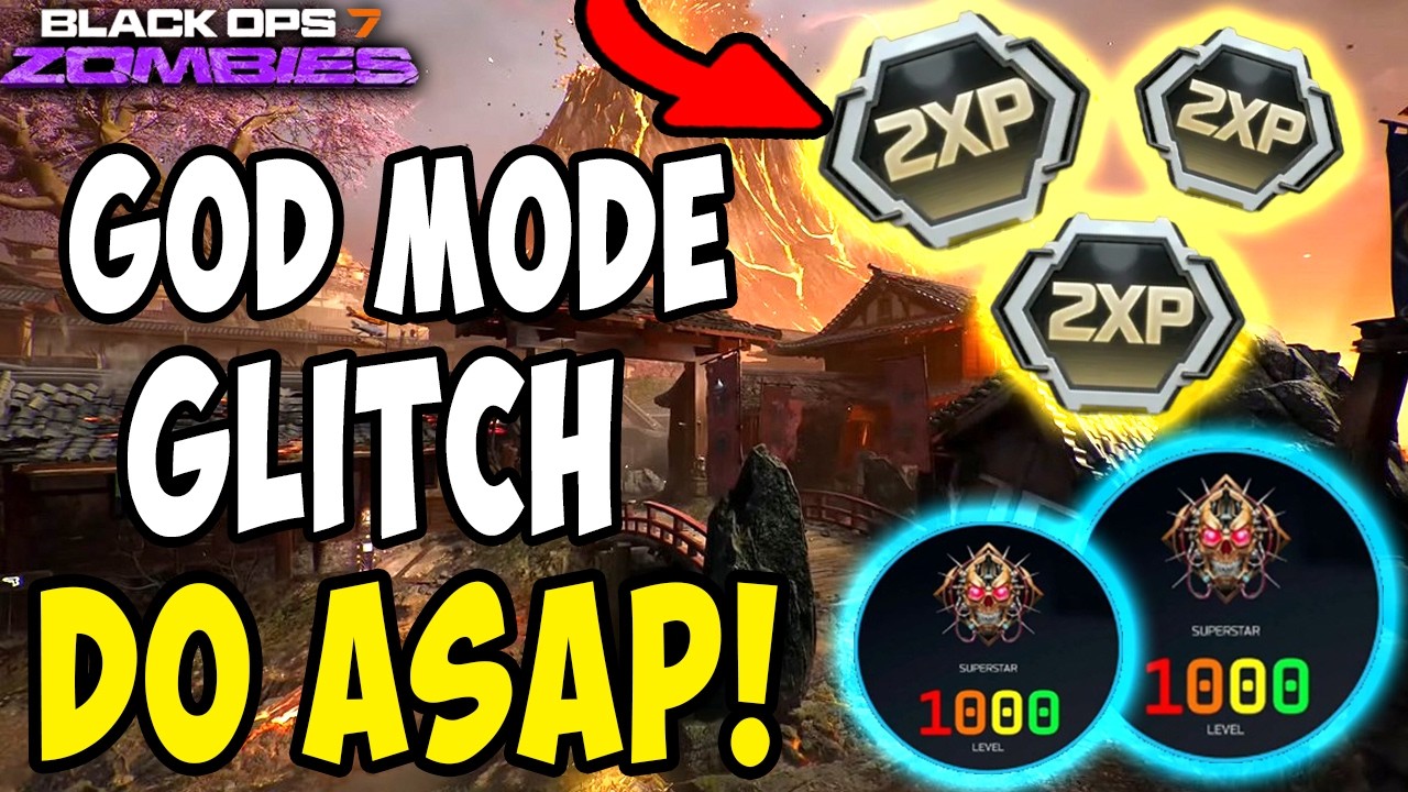 GOD MODE GLITCH! DOUBLE XP LEVEL 1000 FAST + UNLOCK EVERYTHING (BO7 Zombies)
