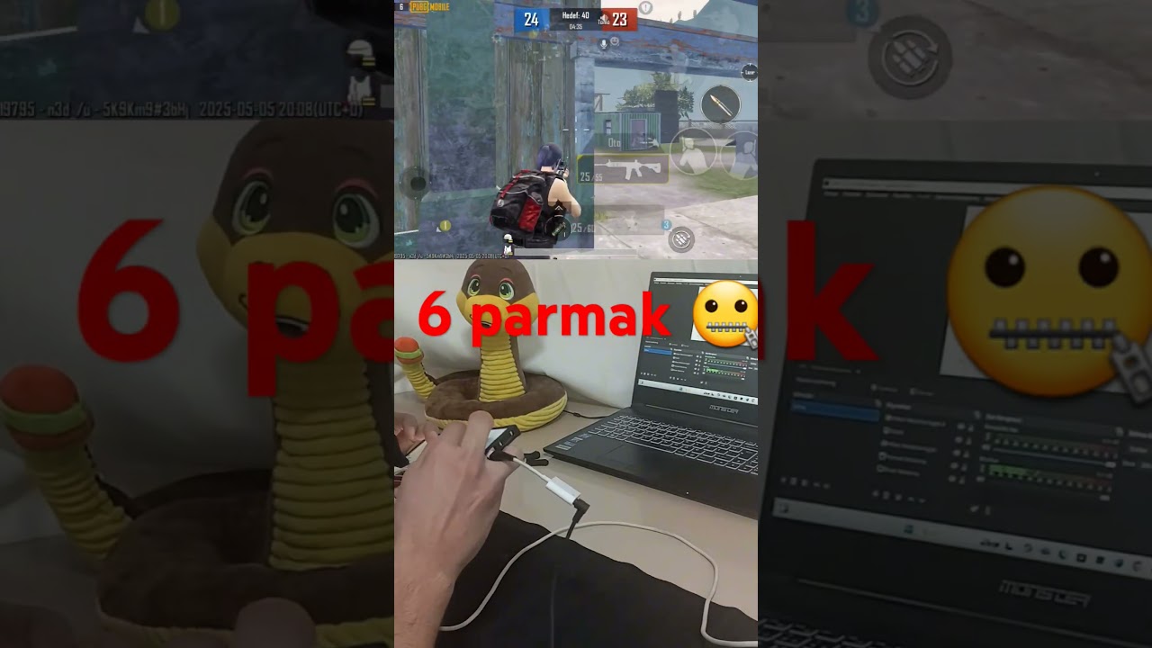 pubg 6 parmak pubg tdm 1 VS 1 #shortvideo #keşfet #6fingerpubg #6parmak