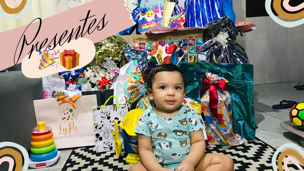 Abrindo presentes da festa de 1 ano de Emanuel| Yasmim Bárbara