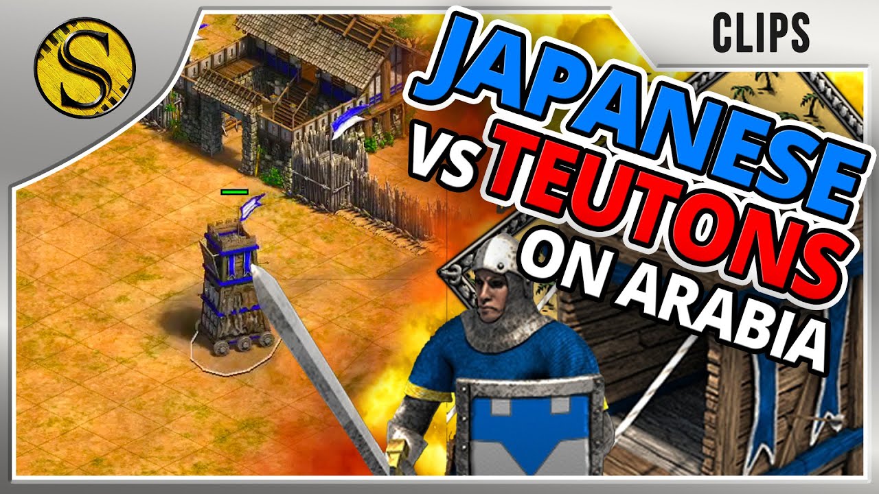 1v1 Arabia | Japanese vs Teutons