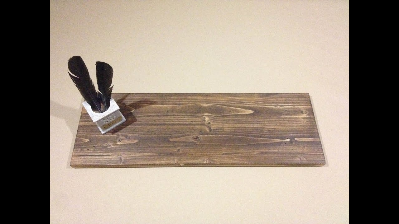 DIY Envejecer la Madera