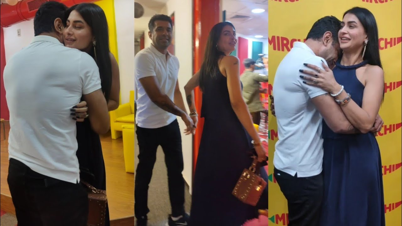 Exclusive: Eijaz Khan & Pavitra Punia At Radio Mirchi. ❤️