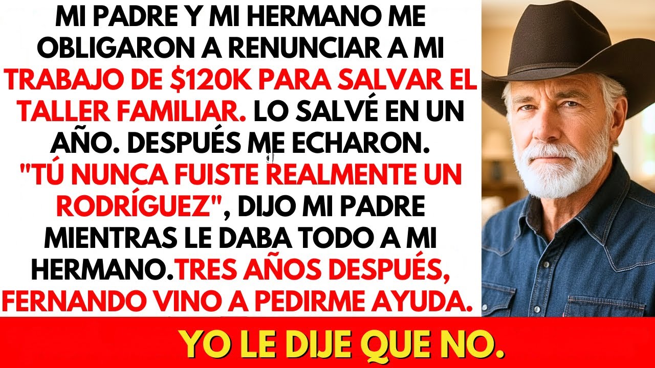 Renuncié A Mi Trabajo De $120K Para Salvar El Negocio Familiar — Me Echaron. Hoy Su Taller Está...