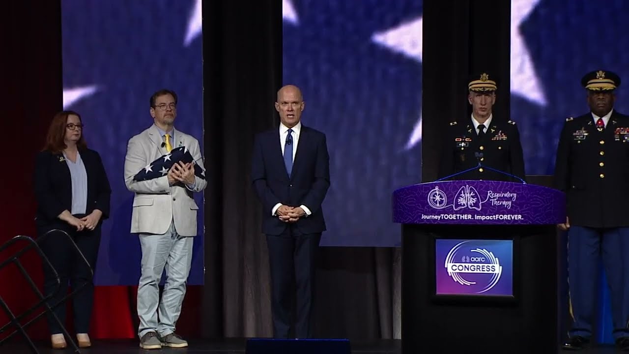 Flag Raising Ceremony at AARC Congress 2024 in Orlando FL, Rosen Convention Center, 22 Nov 2024