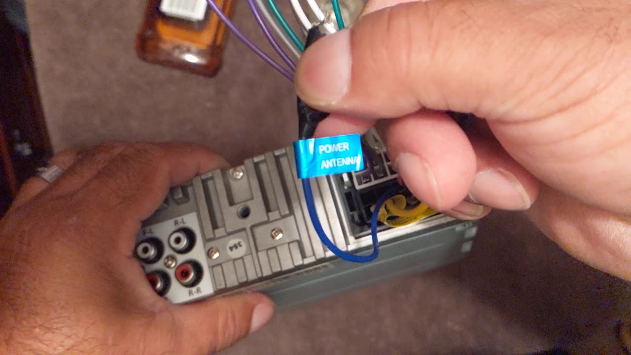 How to install a Car stereo old school style