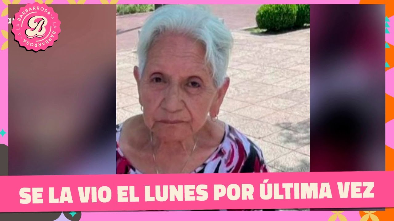 URGENTE: Búsqueda en José C. Paz de una señora de 75 años | #ALABARBAROSSA