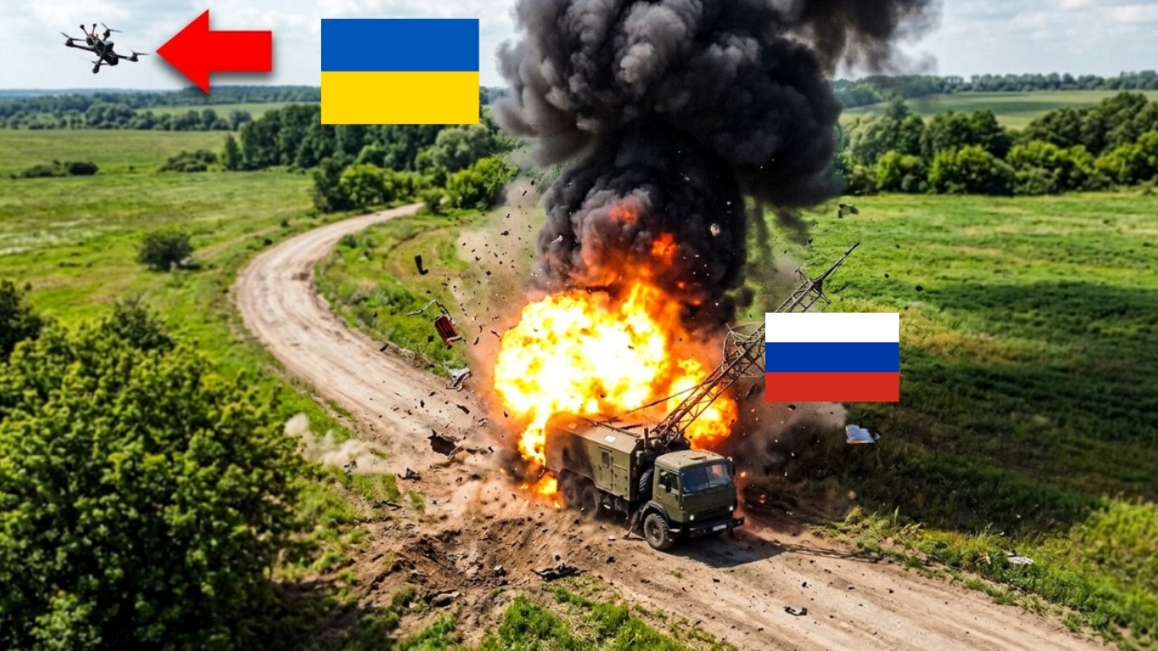 Ukrainian Drones STRIKE Russia's Electronic Warfare Command Post &mdash; Then THIS Happened...